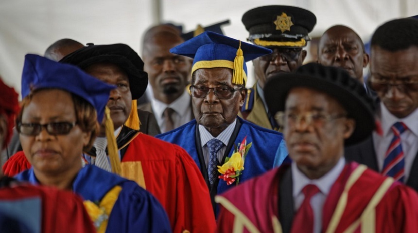 Mugabe apare pentru prima oară în public după lovitura în forţă a armatei