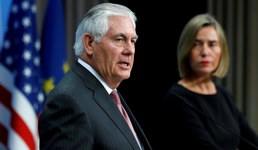 Un Tillerson slăbit se loveşte de criticile europenilor la Bruxelles