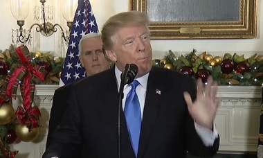 Donald Trump recunoaşte Ierusalimul drept capitală a Israelului. Benjamin Netanyahu: Aceasta este o zi istorică