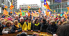 Aproximativ 45.000 de oameni manifestează în cartierul european de la Bruxelles în semn de susţinere a independenţei Cataloniei