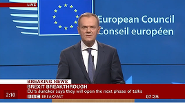 Uşurare în Europa după acordul de principiu între Comisie şi Londra asupra primei faze a negocierii Brexitului; avertismentul lui Tusk