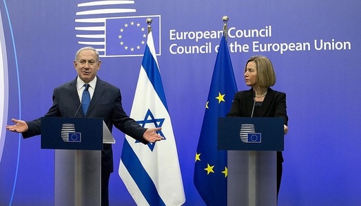Mogherini condamnă, primindu-l pe Netanyahu, ”toate atacurile împotriva evreilor, inclusiv în Europa”
