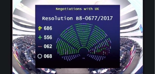 Parlamentul European susţine, printr-o rezoluţie, lansarea celei de a doua faze a negocierii Brexitului