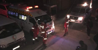 Evacuări medicale din zona rebelă Ghouta de Est, asediată, în apropiere de Damasc