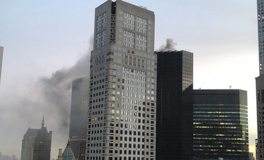 Doi răniţi, dintre care unul grav, în incendiul de la Trump Tower la New York