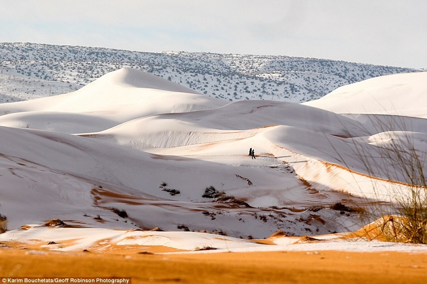 Zăpadă în Sahara, pentru a treia oară în ultimele patru decenii
