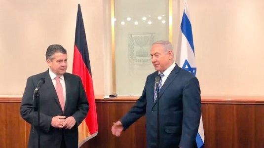 Netanyahu îl corectează pe şeful diplomaţiei germane pe tema soluţiei cu două state