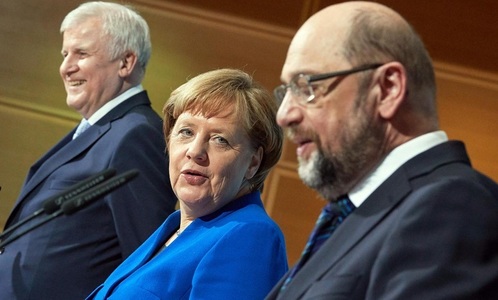 Merkel şi Schulz temperează aşteptările cu privire la şansele unui acord rapid de guvernământ