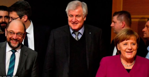 Acord în vederea unei guvernări în Germania între Merkel şi social-democraţii lui Schulz