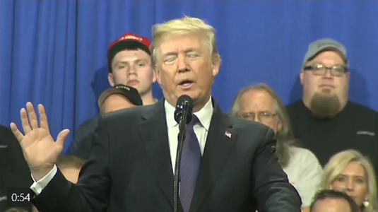 Popularitatea lui Trump a ajuns la 40%, iar 51% dintre americani sunt de acord cu felul în care preşedintele gestionează situaţia economică

