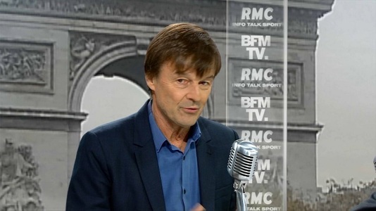 
Ministrul Mediului din Franţa, Nicolas Hulot, respinge acuzaţiile de hărţuire sexuală