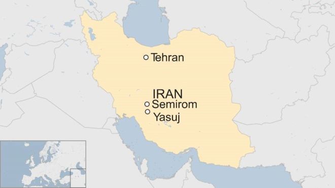 Iran: 66 de persoane se aflau la bordul avionului prăbuşit în regiunea Semirom