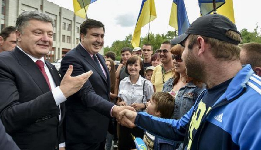 Intrarea lui Saakaşvili în Ucraina, interzisă până în 2021 de către grăniceri