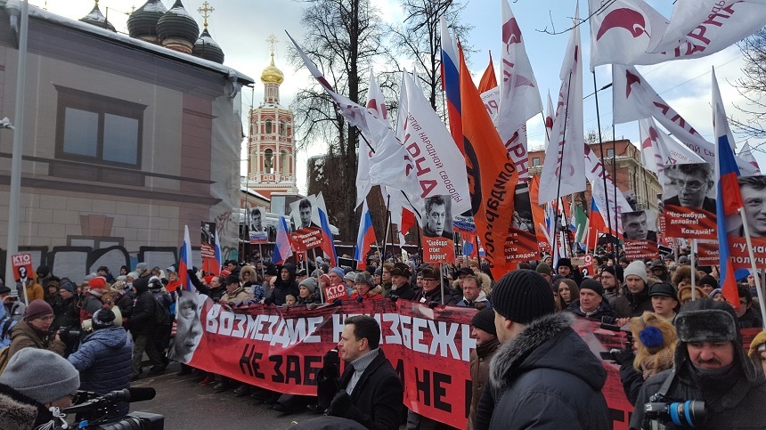 Opoziţia rusă îi aduce un omagiu lui Boris Nemţov la trei ani de la asasinat