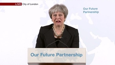 May spune în discursul de la Mansion House că vrea un parteneriat cât mai larg cu UE