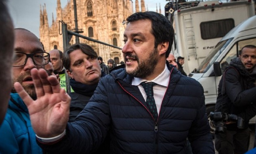 Italia: Liderul Ligii Nordului, Matteo Salvini, spune că doar el poate fi prim-ministru din partea alianţei de centru-dreapta


