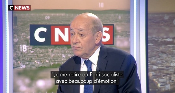 Jean-Yves Le Drian părăseşte Partidul Socialist 