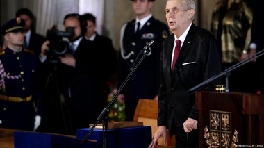 Milos Zeman, învestit în al doilea mandat 