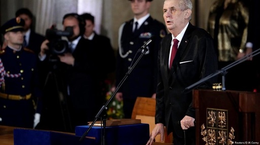 Milos Zeman, învestit în al doilea mandat 