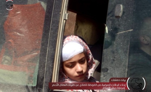 Zeci de civili evacuaţi din Ghouta de Est