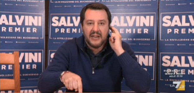 Liderul Ligii Matteo Salvini exclude orice alianţă postelectorală cu stânga şi rămâne deschis inclusiv M5S