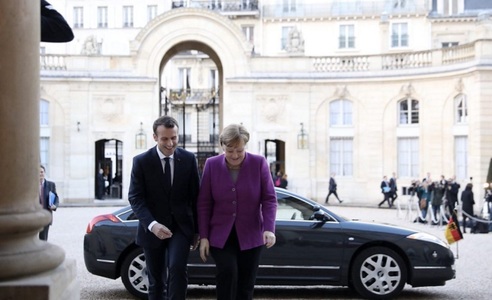 Macron îi propune lui Merkel o ”foaie de drum clară şi ambiţioasă până în iunie” în vederea unei reaşezări a UE. VIDEO
