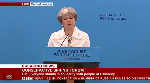 Londra se gândeşte la măsuri împreună cu aliaţii şi partenerii în cazul Skripal, anunţă May la Congresul Partidului Conservator; Zaharova acuză Occidentul că este furios din cauza avansului în Siria