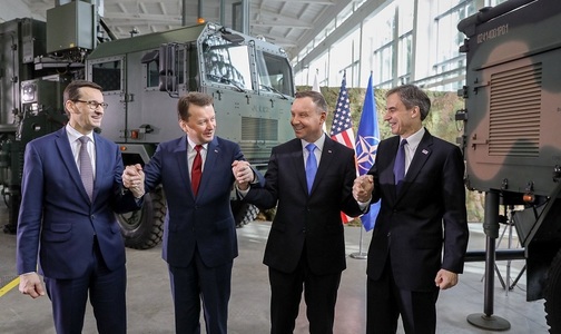 Polonia cumpără sistemul american antitrachetă Patriot cu 3,8 miliarde de euro