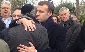 Macron. la funeraliile lui Mireille Knoll
