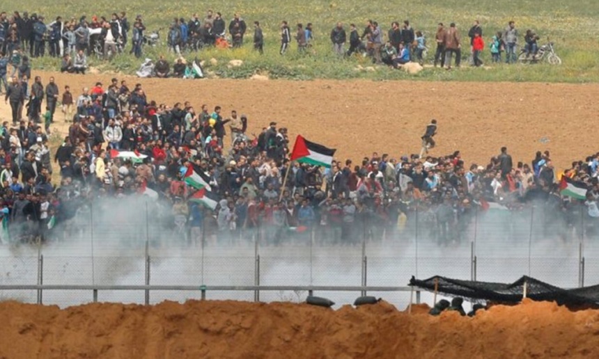 Cel puţin cinci palestinieni ucişi, iar alţi 54 răniţi în ciocniri la frontieră cu armata israeliană 