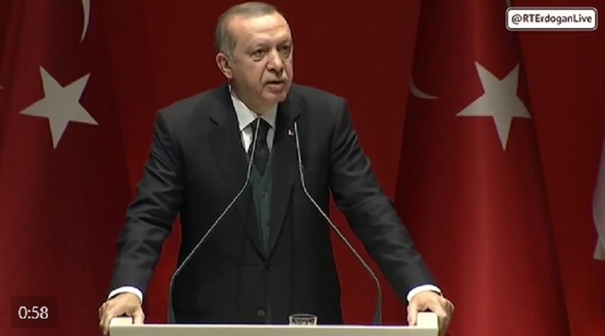 Preşedintele turc Recep Tayyip Erdogan îl acuză pe Netanyahu că este un "terorist"