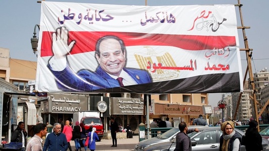 Egipt: Abdel Fattah al-Sisi a fost reales cu 97% din voturi

