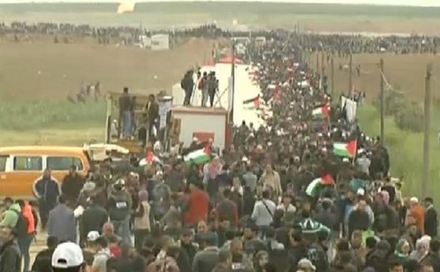 Doi palestinieni morţi şi alţi 150 de răniţi în timpul protestelor de la graniţa Israelului cu Fâşia Gaza

