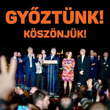 Viktor Orban, după rezultatele parţiale în alegerile legislative: Am câştigat! Vă mulţumesc că aţi avut încredere în noi!