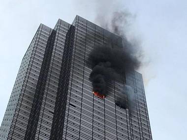 Trump s-a opus instalării unor aspersoare în apartamentul în care un bărbat a murit într-un incendiu din Trump Tower