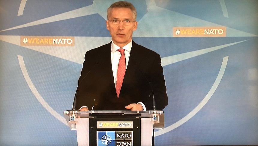 Secretarul general al NATO: Susţin atacurile lansate de SUA, Marea Britanie şi Franţa în Siria