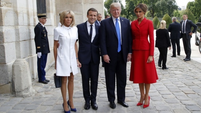 Cină privată a cuplului Macron cu soţii Trump la casa lui Washington, înainte de evenimentul oficial de la Casa Albă