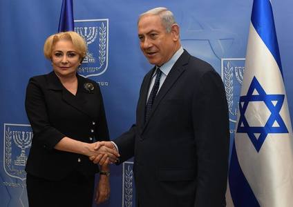 Benjamin Netanyahu scrie despre întâlnirea cu Dăncilă şi cu Dragnea şi spune că şi-a exprimat speranţa că România îşi va muta ambasada la Ierusalim cât mai curând posibil