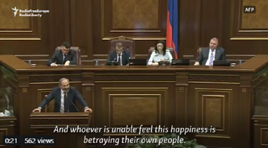 Opozantul Paşinian eşuază în a fi ales premier de Parlament, după ce ameninţă cu un ”tsunami politic”