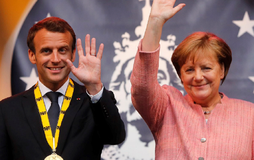 Macron exercită presiuni asupra lui Merkel să accepte reforme ambiţioase în Europa post-Brexit
