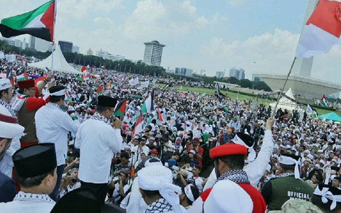 Manifestaţie în Indonezia împotriva transferului Ambasadei SUA la Ierusalim