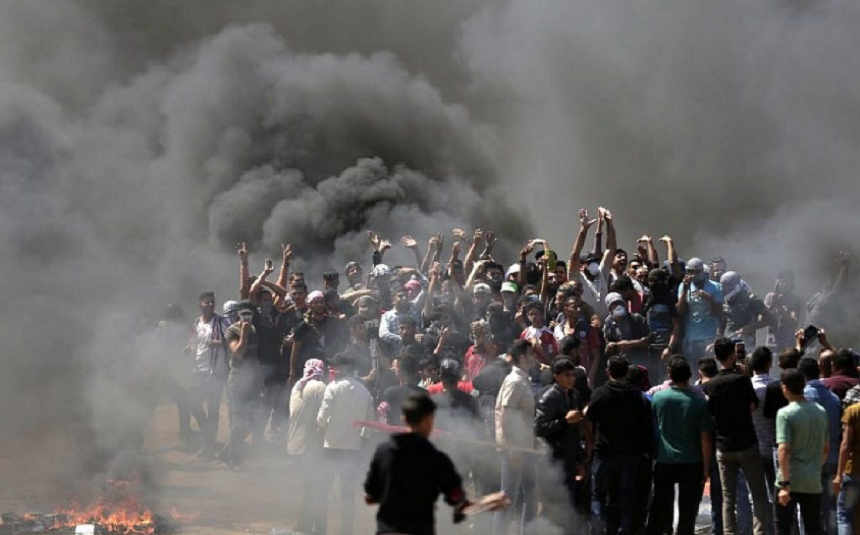 Cel puţin 37 de morţi în ciocnirile violente dintre protestatari şi soldaţii israelieni din Fâşia Gaza