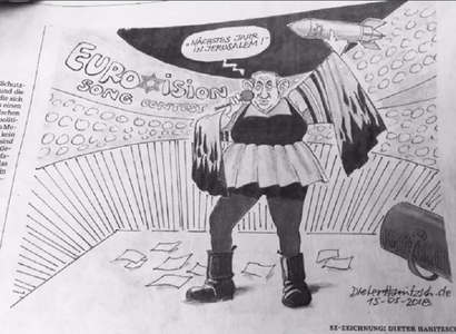 Ziarul Süddeutsche Zeitung, criticat de Guvernul german după publicarea unei caricaturi a lui Netanyahu
