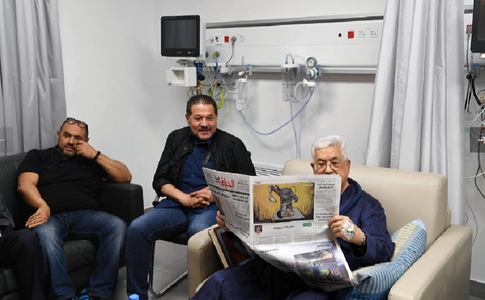 Preşedintele palestinian Mahmoud Abbas, bolnav de o pneumonie, rămâne internat la Spitalul Istishari din Ramallah
