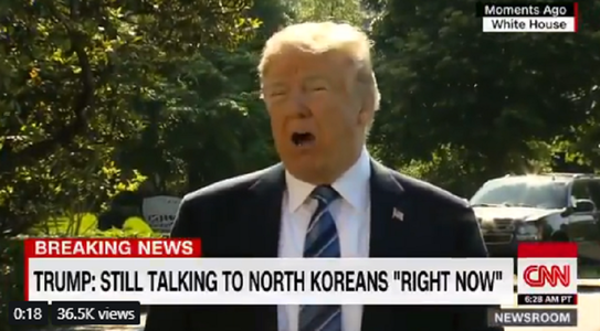 Trump anunţă că SUA ”stau de vorbă cu” Coreea de Nord despre summit - VIDEO
