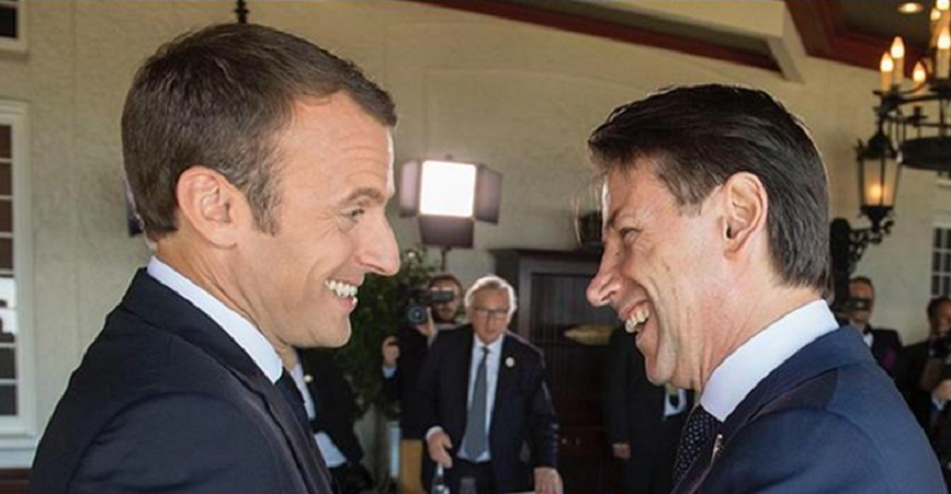 Macron i-a spus lui Conte că nu a vrut să ”ofenseze” Italia, anunţă Elysée şi confirmă întâlnirea celor doi vineri