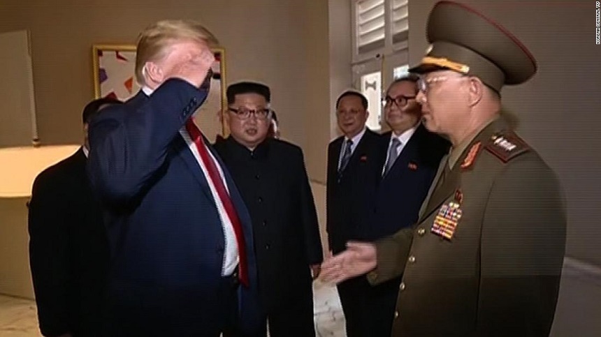 Trump este criticat după ce a salutat un general nord-coreean