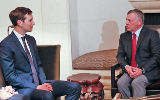 Jared Kushner şi Jason Greenblatt, primiţi de Abdullah al II-lea al Iordaniei la începutul unui turneu vizând soluţionarea conflictului israeliano-palestinian