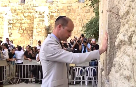 Prinţul William vizitează ultrasensibila Esplanadă a Moscheilor, în teritoriile palestiniene ocupate