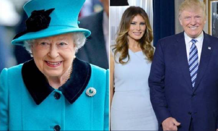 Elizabeth a II-a îi primeşte pe Donald şi Melania Trump la o paradă militară şi la un ceai la Castelul Windsor, anunţă Palatul Buckingham